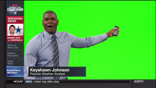 Photoshop Contest: What Is Keyshawn Johnson Standing In Front Of?